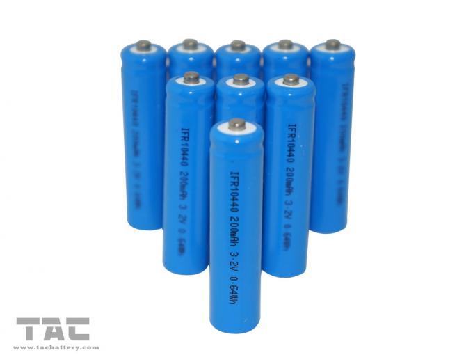 Akumulator litowo-jonowy 3,2 V LiFePO4 Akumulator AAA / IFR10440 200 mAh dla produktu solarnego